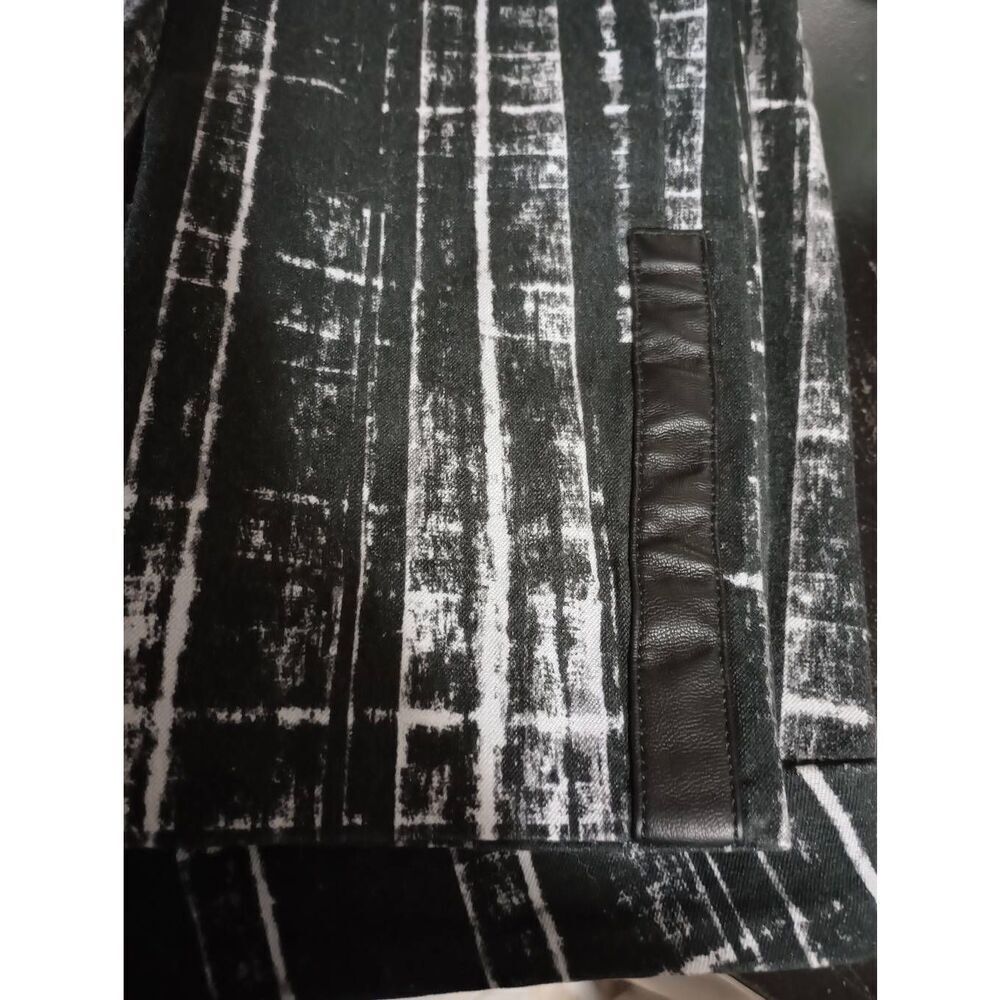 Banana Republic Pants Ladies 6 Petite Sloan Black White - Picture 6 of 9
